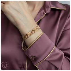 KiS STYLOWA BERA - BRANSOLETKA TKANA