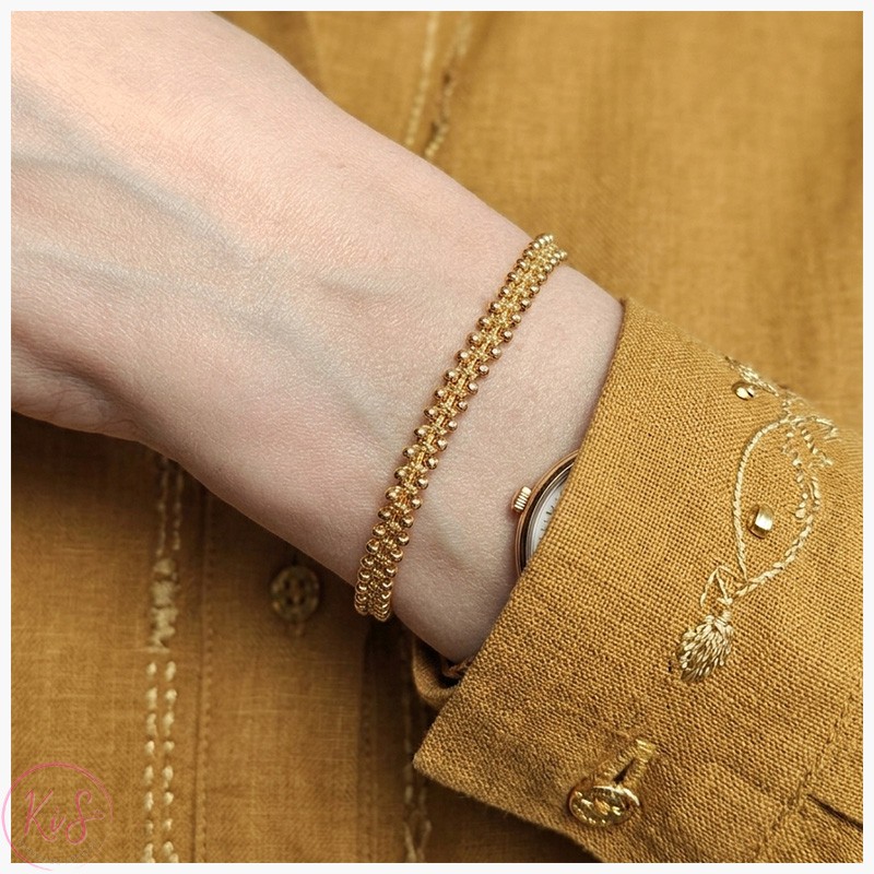 KIS AMBER - PLECIONKA Z KORALIKÓW