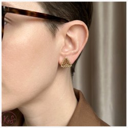 KiS TOPAZ - KOLCZYKI TRÓJKĄTY