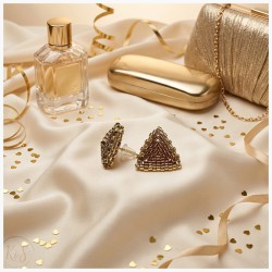 KiS TOPAZ - KOLCZYKI TRÓJKĄTY