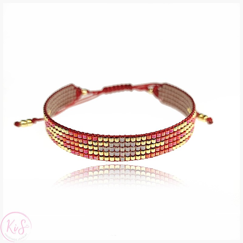 KiS CORALINA - BRANSOLETKA TKANA