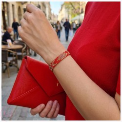 KiS CORALINA - BRANSOLETKA TKANA