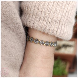 KiS LIGHT - PLECIONKA Z KORALIKÓW I KAMIENI