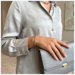 KiS LIGHT - PLECIONKA Z KORALIKÓW I KAMIENI