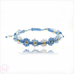 KiS NIEZAPOMINAJKA - BRANSOLETKA Z KORALIKÓW