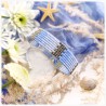 KiS PASTELOWY PORANEK BLUE - BRANSOLETKA TKANA