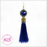 KOLCZYKI Z CHWOSTEM KiS ELEGANCE ROYAL BLUE