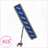 BRANSOLETKA TKANA KiS DENIM BLUE