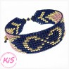 BRANSOLETKA TKANA KiS BLUE INFINITY