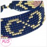 BRANSOLETKA TKANA KiS BLUE INFINITY