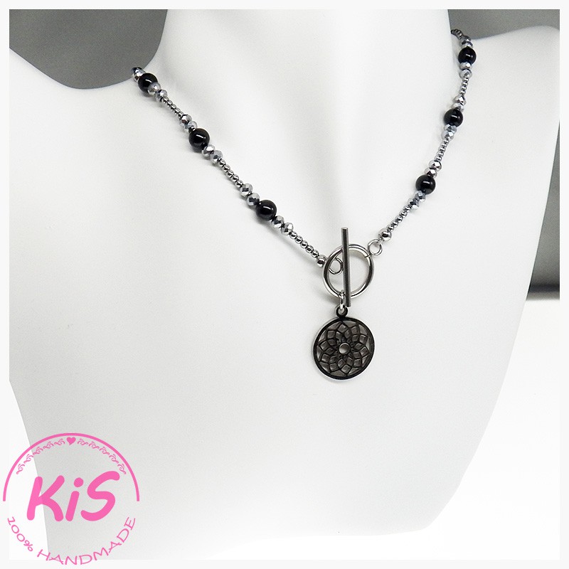 NASZYJNIK Z PERŁAMI SWAROVSKI KiS NEW MANDALA NASZYJNIK Z PERŁAMI SWAROVSKI KiS NEW MANDALA