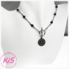 NASZYJNIK Z PERŁAMI SWAROVSKI KiS NEW MANDALA