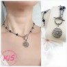 NASZYJNIK Z PERŁAMI SWAROVSKI KiS NEW MANDALA