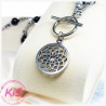 NASZYJNIK Z PERŁAMI SWAROVSKI KiS NEW MANDALA