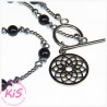 NASZYJNIK Z PERŁAMI SWAROVSKI KiS NEW MANDALA