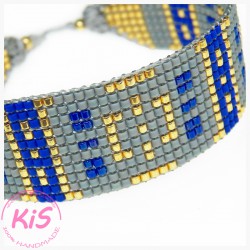 BRANSOLETKA TKANA KiS SAPPHIRE CITY