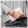 BRANSOLETKA TKANA KiS SUPER PINK