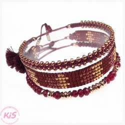 ZESTAW BRANSOLETEK KiS LIGHT CHERRY