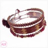 ZESTAW BRANSOLETEK KiS LIGHT CHERRY