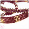 ZESTAW BRANSOLETEK KiS LIGHT CHERRY