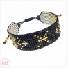 BRANSOLETKA TKANA KiS ZODIAK RYBY
