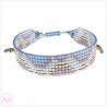BRANSOLETKA TKANA KiS LETNIE BLUE
