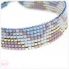 BRANSOLETKA TKANA KiS LETNIE BLUE