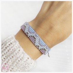 BRANSOLETKA TKANA KiS LETNIE BLUE