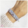 BRANSOLETKA TKANA KiS LETNIE BLUE