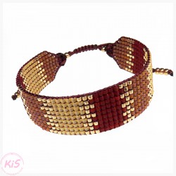 BRANSOLETKA TKANA KiS RUBY BLOCKS