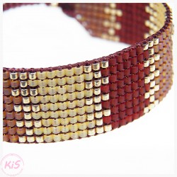 BRANSOLETKA TKANA KiS RUBY BLOCKS