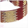 BRANSOLETKA TKANA KiS RUBY BLOCKS
