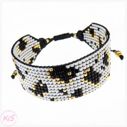 BRANSOLETKA TKANA KiS WHITE P