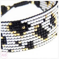 BRANSOLETKA TKANA KiS WHITE P