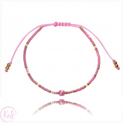 BRANSOLETKA Z KORALIKÓW KiS MINI ROSA